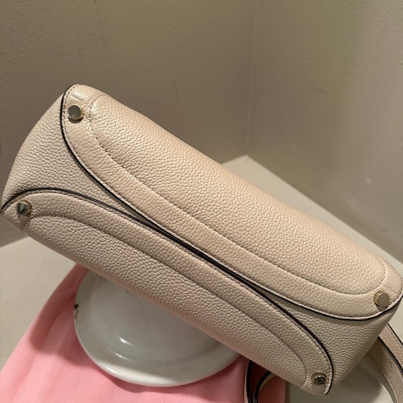 Kate Spade Cream Satchel Pebbled Leather - Picture 3 of 8